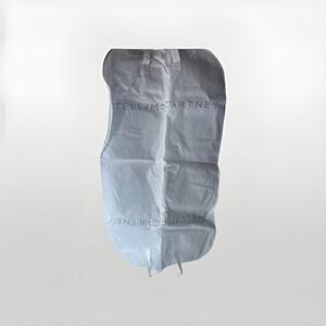 Stella McCartney Garment Bag White Travel Dust Cover Suit Dress Protector